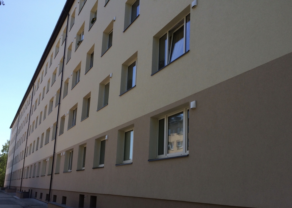 Energia 2 fassaad pärast renoveerimist