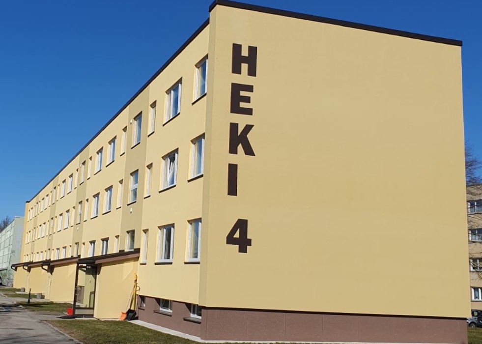 Heki tn 4 fassaad pärast renoveerimist