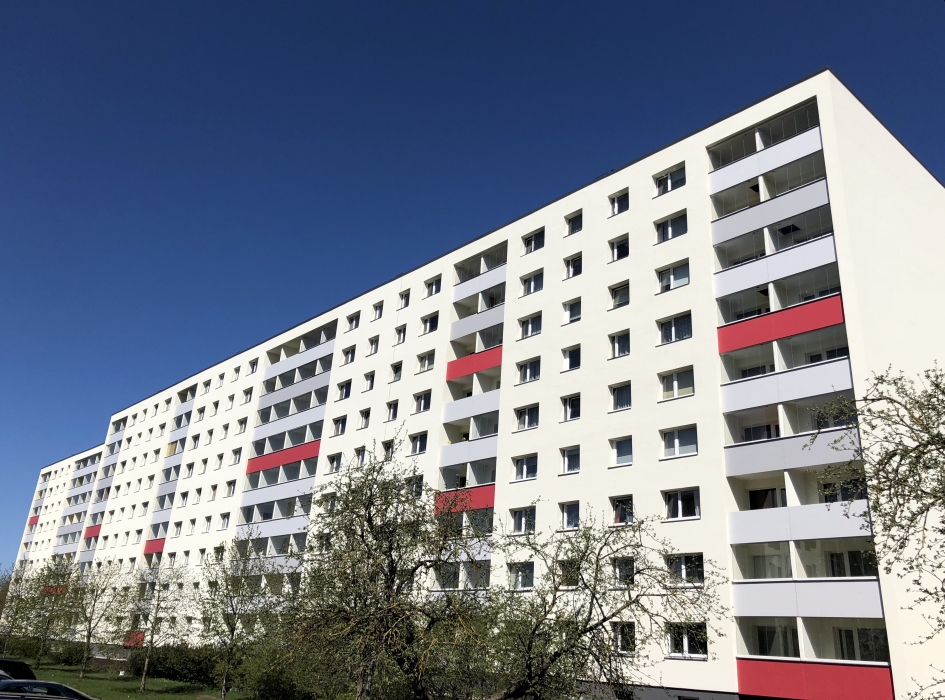 Kirsi 6/8 fassaad pärast renoveerimist