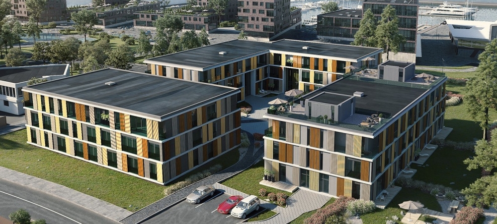 Lesta 10/1–10/3 fassaad pärast renoveerimist