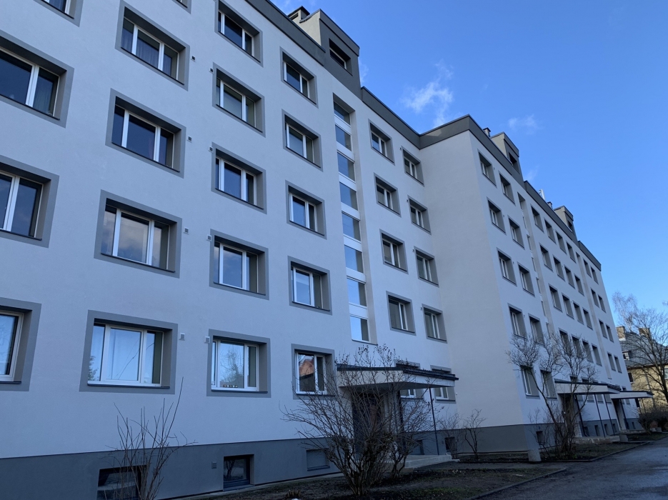 Ristiku 62 fassaad pärast renoveerimist