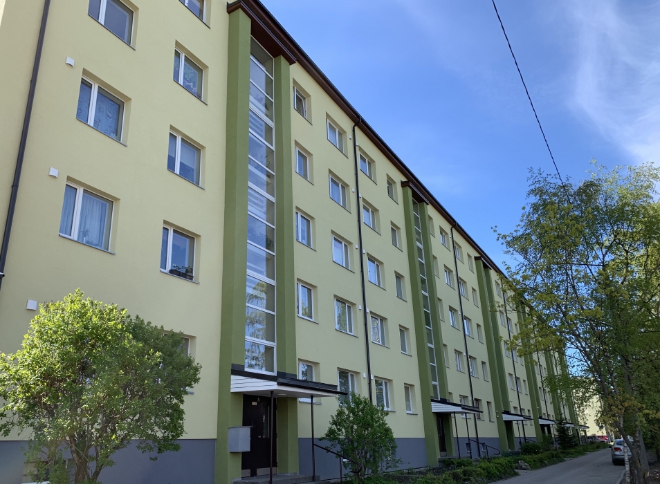 Seebi 32 fassaad pärast renoveerimist