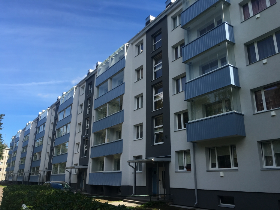 Renoveeritud kortermaja Tammsaare 131